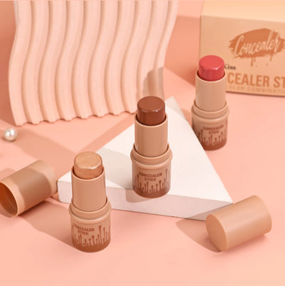 Contour Stick Set Natural Matte Finish Highlighters Shadow Waterproof Contouring Wand V-face Shaping Contour Pen Face Makeup