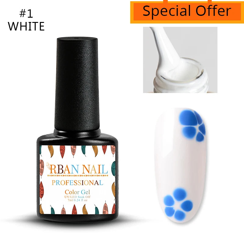 Mtssii 6ml Nail Gel Jelly Eggshell Gel Nail Polish Transparent Gel Soak Off Nail Art Gel UV LED Varnish