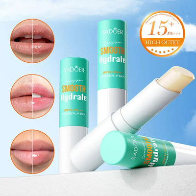 SADOER Hyaluronic Acid Lipstick Lips Skincare Nourishing Brightening Moisturizing Lip Balm Lips Skin Care Products