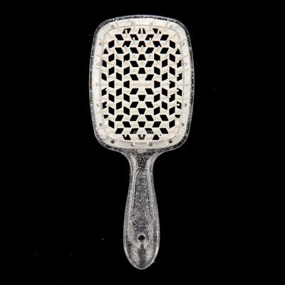 Flash Tangled Hair Comb Detangling Hair Brush Massage Combs Hollow Out Wet Curly Hair Brush Barber Comb Salon Hair Styling Tools