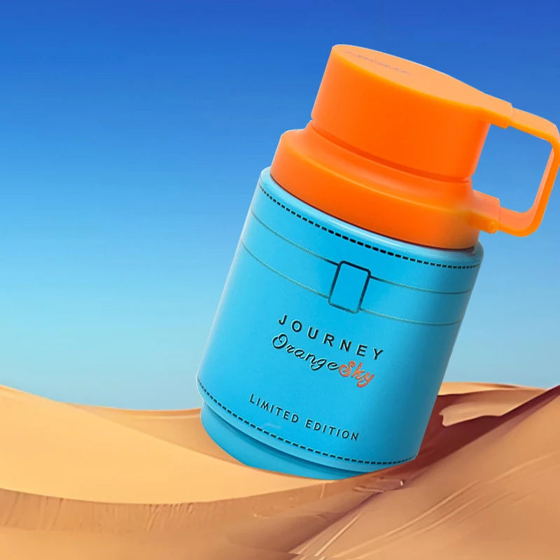 Arab Men's Charm Perfume Creative Thermos Cup Shape Floral Fruity Woody Fragrance Spray Unisex Fun Musk Sandalwood Perfume 100ml