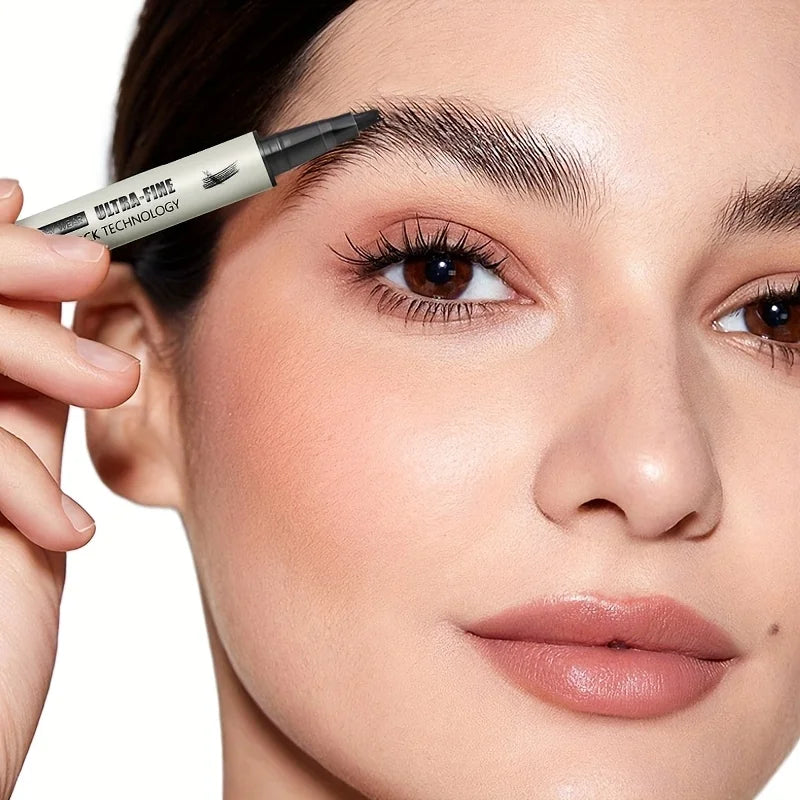 Waterproof Eyebrow Pencil - Quick Shape, Ultra-Fine Natural Look, Waterproof & Sweatproof, Lasting Makeup,  Eyebrow Setting