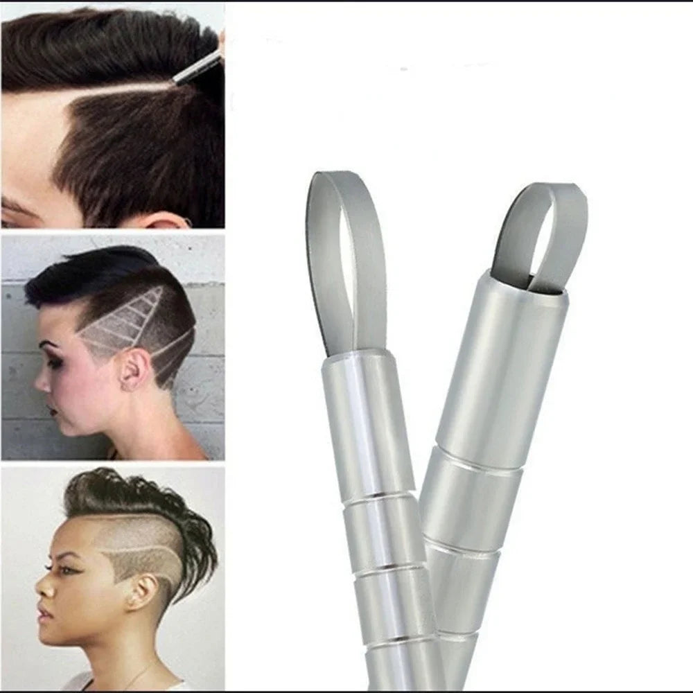 Hair Sculpting Pen + 10 Blades Professional Trimmer Styling Brow Shaving Crochet