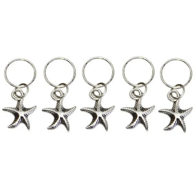 5pcs/bag Hair Braid Bead Butterfly Dreadlock Beads Ring Braiding Hair Sparkly Hair Styling Tool Bohemian Braid Hairs Accessories