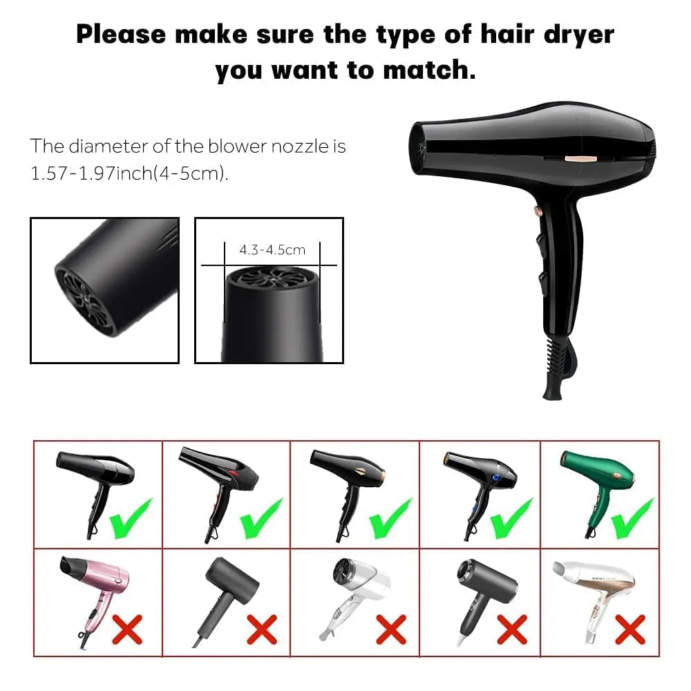 Salon Hair Diffuser Women Curly Hair Dryer Barber Foldable Blow Dryers Silicone Universal Diffuser Barbershop Tools