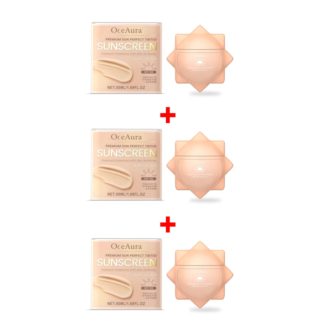 Sunscreen For Face Whole Body SPF 50+ UV Resistant Skin Protection Anti Sunburn Oil Control Moisturizing Sun Isolation Cream