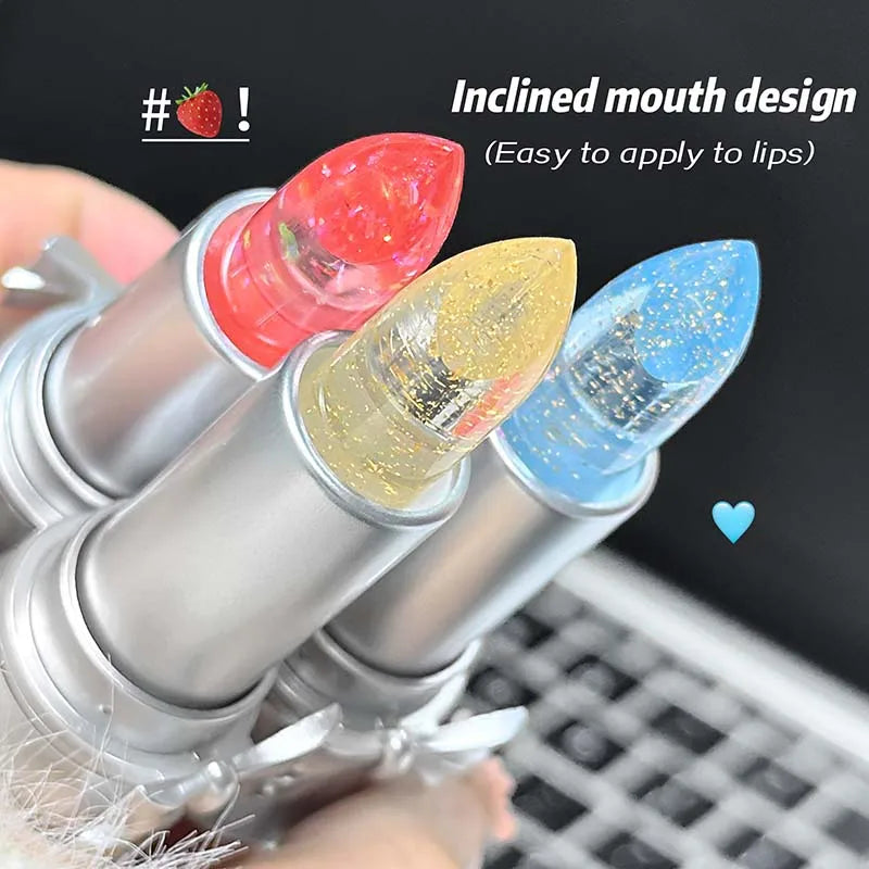 Cappuvini Sweet and Cool Bow Thermochromic Lipstick is a moisturizing and hydrating lip balm that reduces lip lines and changes