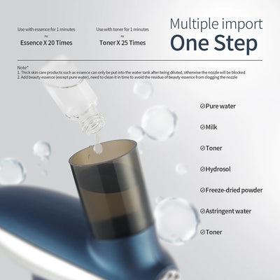 Red/Blue Photon Skin Hydrator Make Up Skin Moisturizing Nano Mist Sprayer Face Steamer Spray Airbrush Water Oxygen Injection