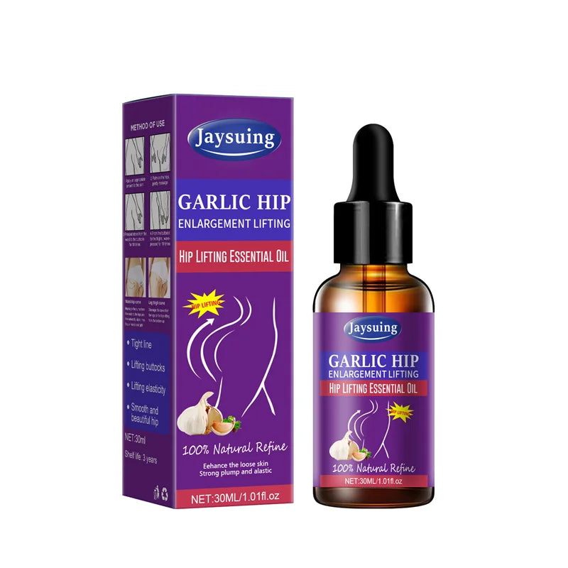 Garlic Buttock Enlargement Essential Oil Buttocks Firming Lifting Shape Massage Growth Increase Tighten Sexy Big Butt Body Care