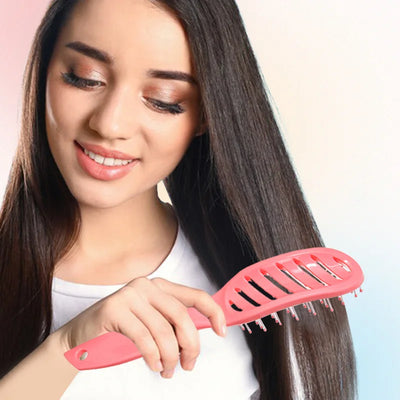 1PCS Small Detangling Wide Teeth Comb Hollow Out Comb for Hair Scalp Massage Anti-static Hairbrush Wet Brush for Salon Hairdress