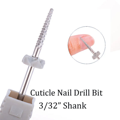 1pc Tungsten Carbide Nail Drill Bit Cutter For Manicure Machine Carbide Electric Nail Drill Milling Cutter For Nail Accessories
