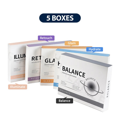 foreverlily 5 pcs CO2 Pods Kit co2 Capsule For Aqua Facial Machine CO2 Gels Bubble Pen Cleaning Facial Beauty Machine Skin Care