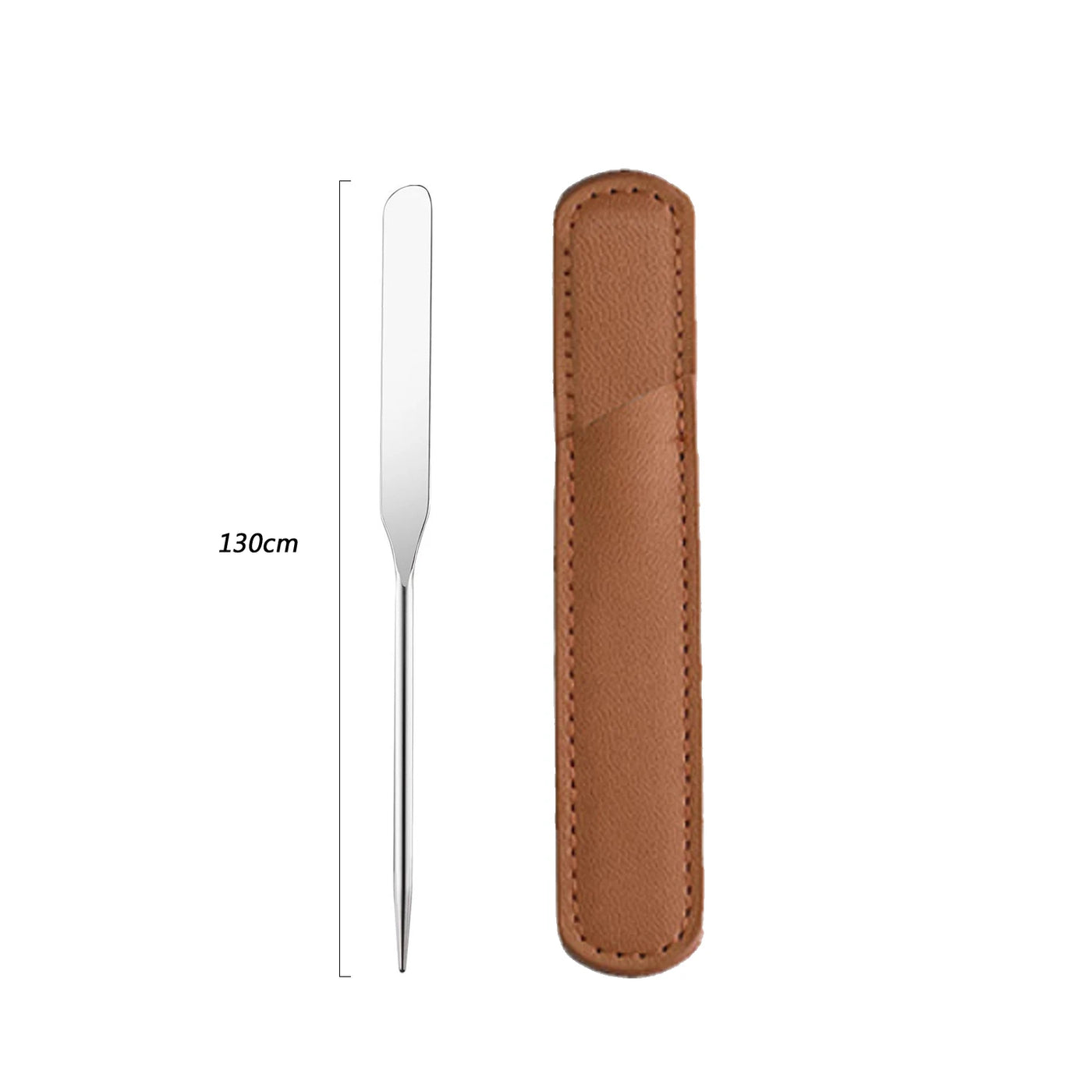 Stainless Steel Cosmetic Scraper Spatula Facial Scraping Massage Foundation Cream Scooping Mixing Stick Professional Makeup Tool