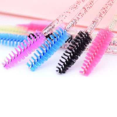 50Pcs Disposable Eyelash Wands Brush Comb Eye Lashes Extension Accessories Mascara Wand Makeup Professional Beauty Tool