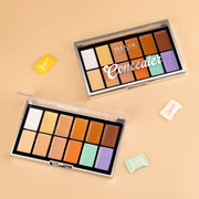 IMAGIC 12-Color Concealer Foundation Cream Covers Acne Marks Dark Circles Full Coverage Suit for All Skin Primer Makeup Cometics