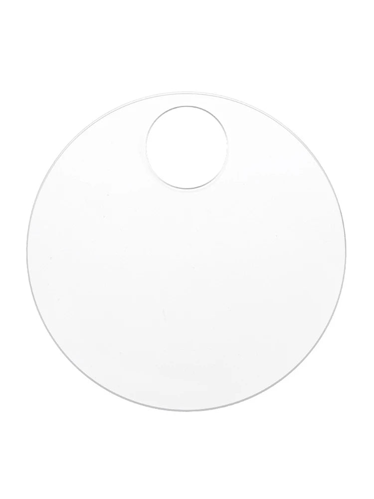 Liquid Foundation Palette Transparent Acrylic Palette Mixing Stick Makeup Painting Nail Polish Mixing Tool Palette Coloring Tool