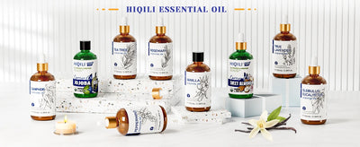 HIQILI 100ML Pure Sandalwood Essential Oil Lavender Jasmine Eucalyptus Peppermint Ylang Ylang Frankincense (Choose Scent)