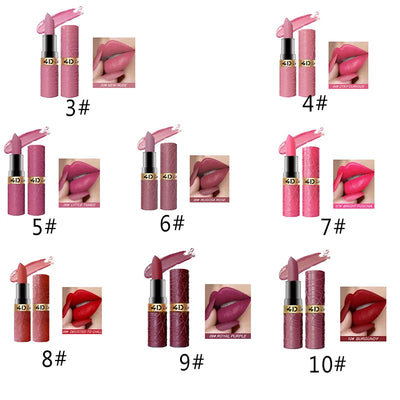 12 color lipstick matte fog lipstick lip glaze waterproof, non fading, non stick cup, suitable for goddess