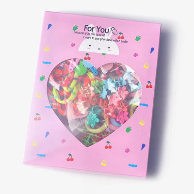 Girls Colorful Hair Bands Set Nylon Elastic Rubber Band Satin Scrunchies Children Ponytail Holder Kids Hair Accessories