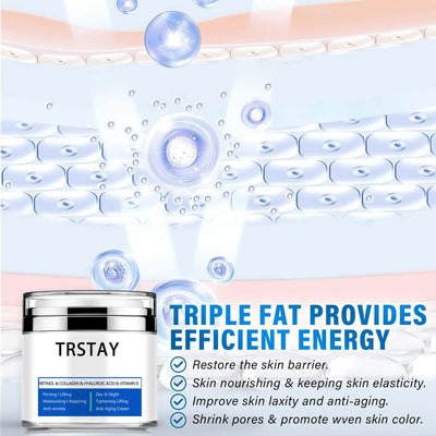 Triple Lipid Peptide Cream, Anti-Aging Triple Lipid Restore Cream with Ceramide Face Moisturizer and Skin Barrier Repair