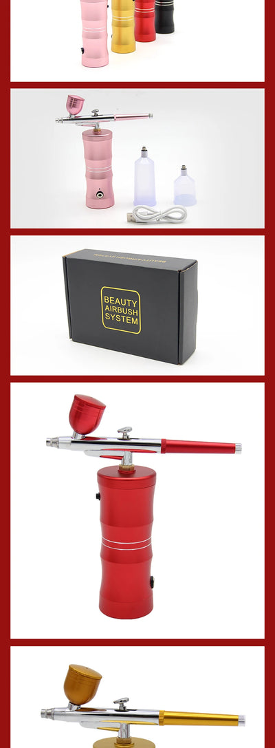 Professional Disinfectant Fogger Machine Airbrush Nail With Compressor For Nails Cake Tattoo Makeup Paint Air Spray Gun Oxygen I