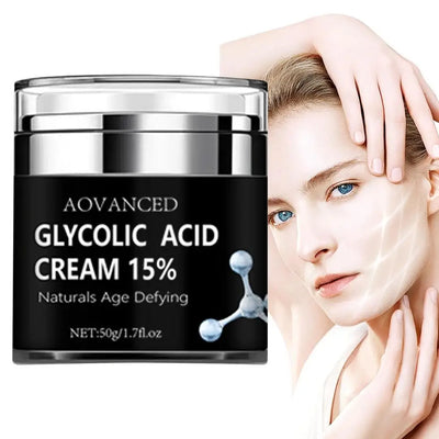 15% Glycolic Acid Cream Anti Wrinkle Face Cream Lifting Firming Cream Moisturizing Cream Exfoliating Cleaning Pore
