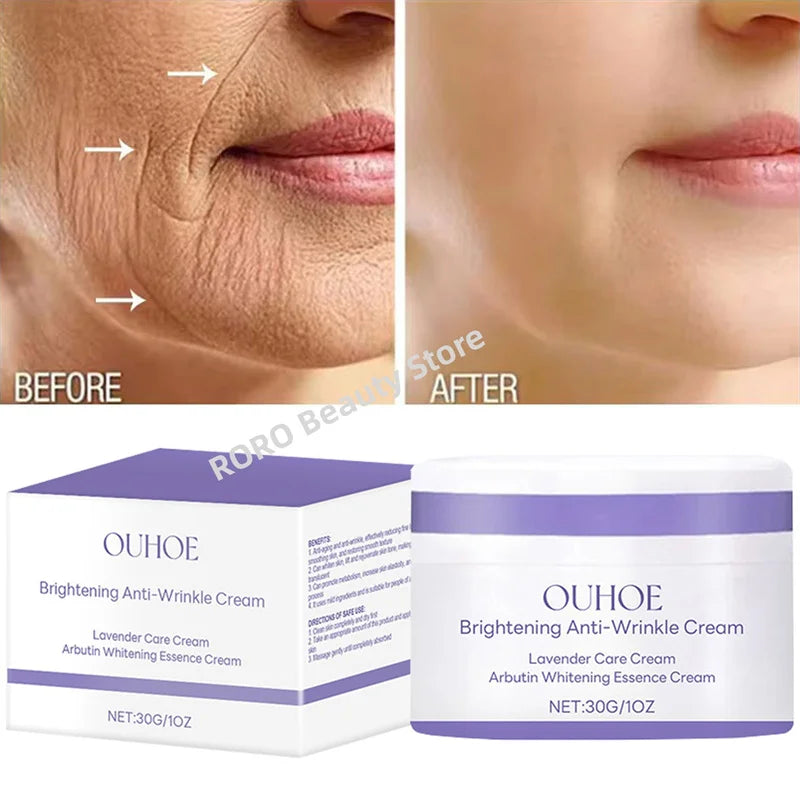 Instant Wrinkle Remover Face Cream Anti Aging Firming Lifting Fade Fine Lines Whitening Moisturizing Brighten Tighten Skin Care