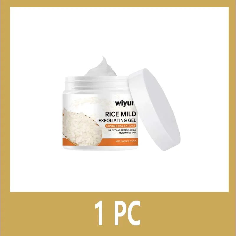 Rice Exfoliating Gel Face Oil Control  Purifying Face Pores Shrinking Brighten Moisturizing Facial Scrub Product Improve Skin