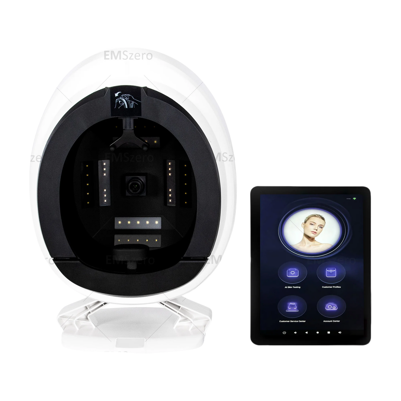 3D Skin Mirror Skin Analysis Intelligent Mirror Wood Lamp Facial Scanner UV Skin Analyzer Machine Magic Mirror Skin Analyzer