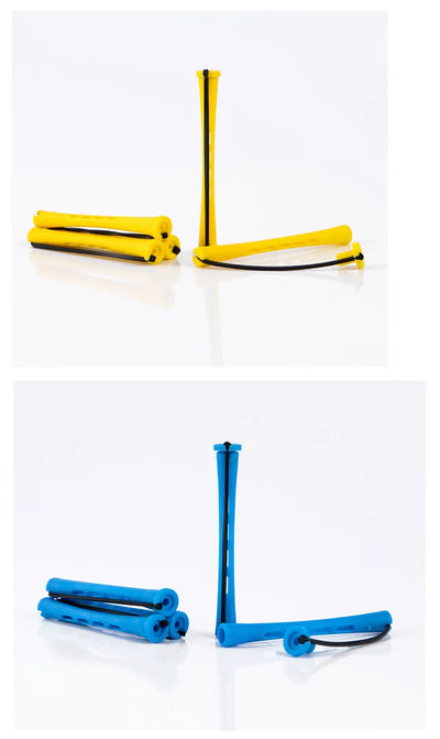 10pcs Heatless Hair Curler No Heat Hair Rollers Soft Curling Rod Pull Core Lazy Curls Flexi Rods Wave Formers Hair Styling Tools