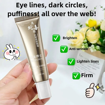Anti-wrinkle and rejuvenating eye cream, moisturizing, nourishing, improving dullness, firming and removing eye bags
