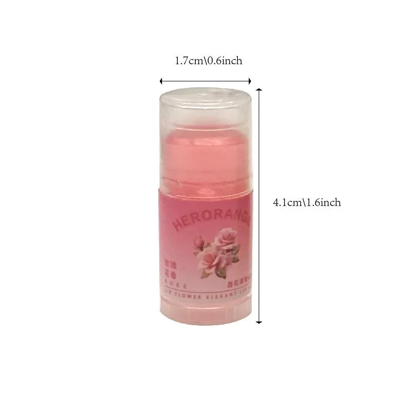 Peach Lychee Fruity Lip Balm Moisturizing Anti-Dry Anti Crack Clear Crystal Lip Balm Lip Care Mini Cute Jelly Lipstick Skin Care
