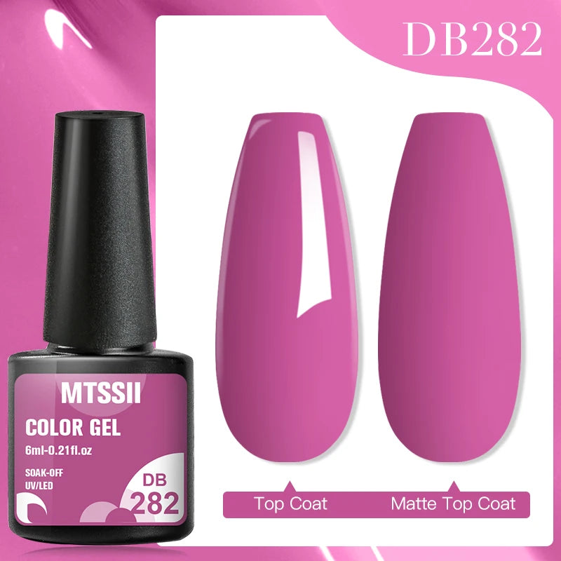 Mtssii 6ml Nail Gel Jelly Eggshell Gel Nail Polish Transparent Gel Soak Off Nail Art Gel UV LED Varnish