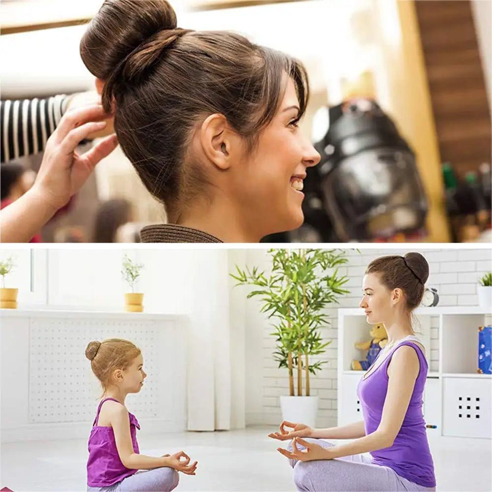 Hair Donut Hair Bun Maker for Kids,Ballet Buns Maker for Kids, Sock Bun Hair Maker,Donut Bun Maker Hair,Easy Bun Hair Bun Maker