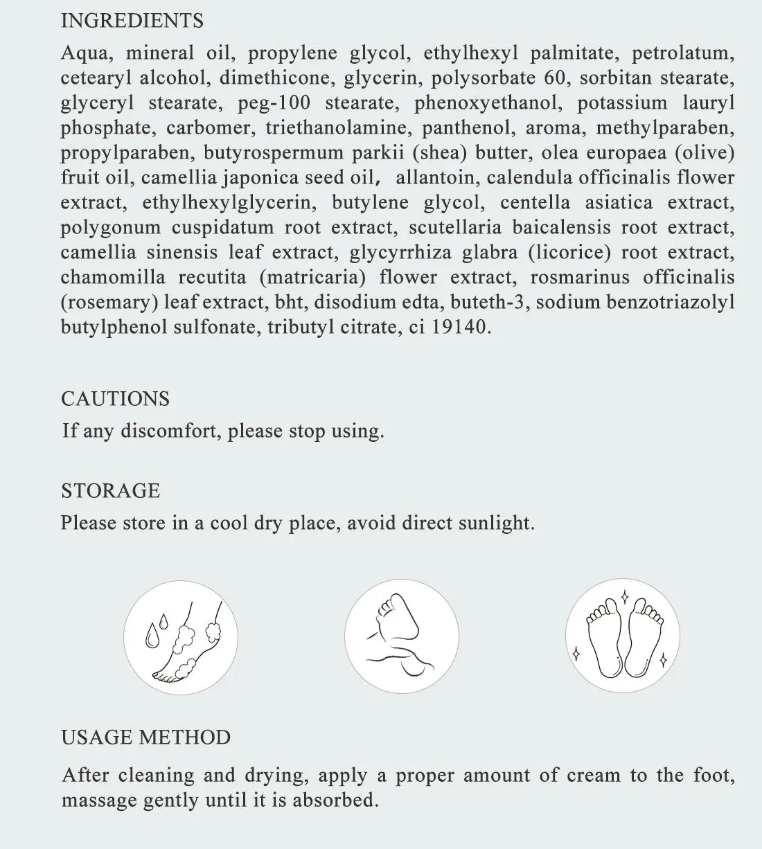 MABREM Foot Treatment Cream Whitening Anti-cracking Moisturizing Foot Care Exfoliating Scrub Anti-dry Calendula Olive Repair 40g