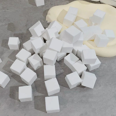 Mini Square Nail Art Sponge 4 Claws Metal Grabber Pen Nail Sponge Manicure Tools Gradient Brush Glitter Powder Dotting Pen