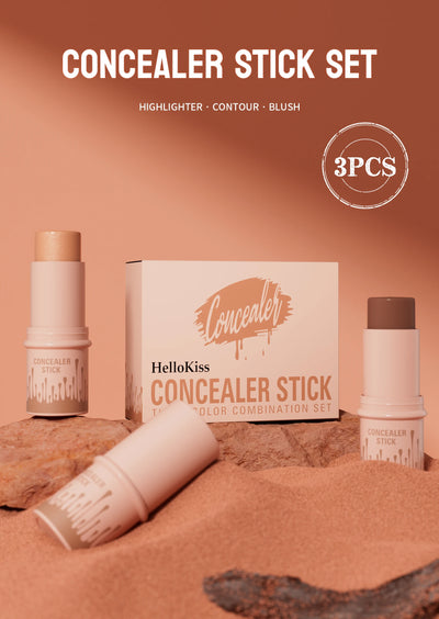 Contour Stick Set Natural Matte Finish Highlighters Shadow Waterproof Contouring Wand V-face Shaping Contour Pen Face Makeup