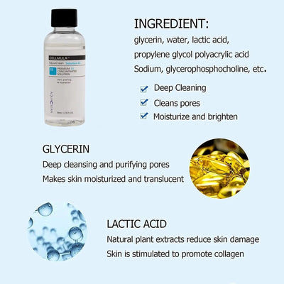 Concentrate Solution 3 Bottles S1 S2 S3 for SPA Aqua Peeling Facial Care Skin Moisturizing Deep Clean Face Peeling Solution