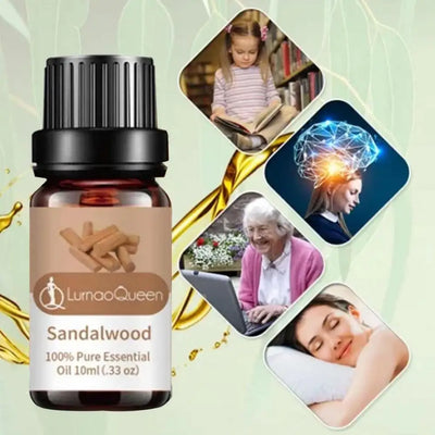 Organic Essential Oil Aromatherapy Essential Oils Bergamot Sandalwood Lemongrass Peppermint Essential Oil For Diffusers Sleep