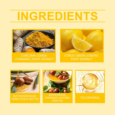 1/2/3pcs Lemon Ginger Lip Balm Turmeric Dark Melanin Remove Mask Gloss Exfoliating Improve Dullness Moisturizer Lip Repair Balm