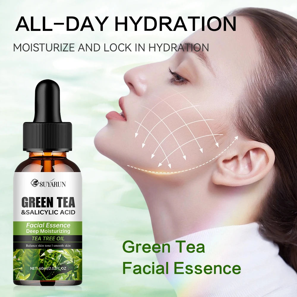 Contains salicylic acid and green tea to remove dark spots Moisturizing Repair Anti-aging Essence Facial Skin Care