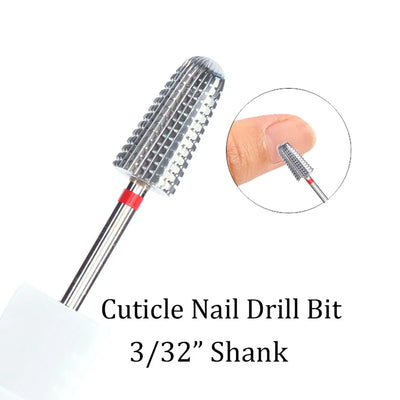 1pc Tungsten Carbide Nail Drill Bit Cutter For Manicure Machine Carbide Electric Nail Drill Milling Cutter For Nail Accessories