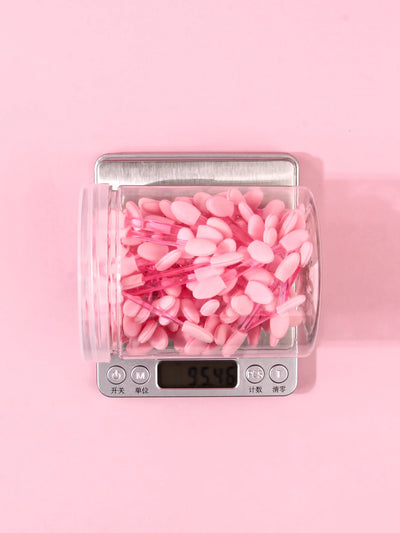 50pcs Disposable Eyeshadow Brush Set,Disposable eye shadow stick brush double-headed sponge eye shadow stick