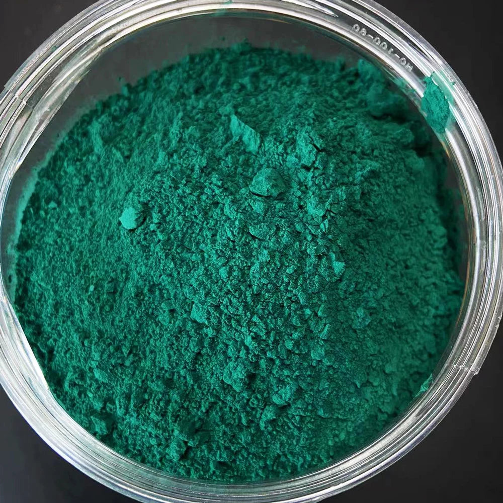 Cosmetic Grade Matte Chromium Oxide Hydroxide Green Pigment Iron Oxide Powder Use Lipstick DIY Nail Polish Brick Paint Candle