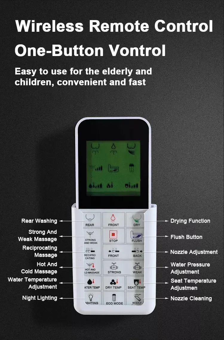 2025 Smart Toilet Luxury Automatic Flush Intelligent No water pressure limit Bowls Rimless Water Closet Wc Toilet Remote Control