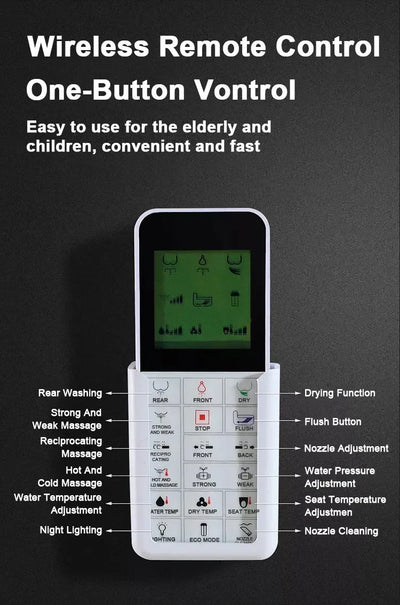 2025 Smart Toilet Luxury Automatic Flush Intelligent No water pressure limit Bowls Rimless Water Closet Wc Toilet Remote Control