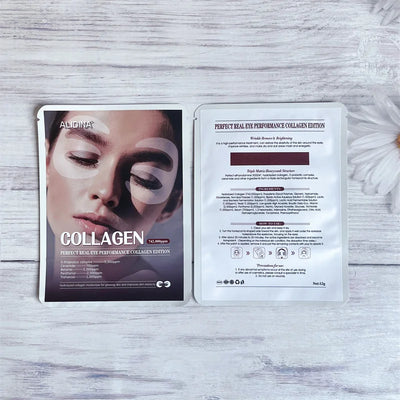 ZS Korean Perfect Real Performance Collagen Eye Mask For Dark Circles & Puffiness Hyaluronic Acid Hydrolyzed Collagen Eye Patch