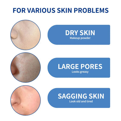 60gCollagen Peel Off Face Mask Pore Shrinking Blackhead Removal Oil Control Skin Rejuvenation Moisturizing Brightening Skin Care