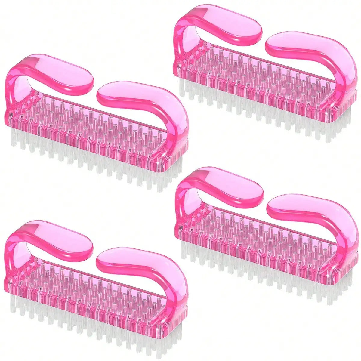 4pcs/Set Nail Art Tools Kit With Large Nail Polish Brush, Dust Brush, Cleaning Brush And Cuticle Pusher