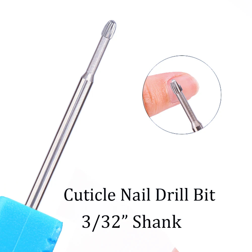 1pc Tungsten Carbide Nail Drill Bit Cutter For Manicure Machine Carbide Electric Nail Drill Milling Cutter For Nail Accessories